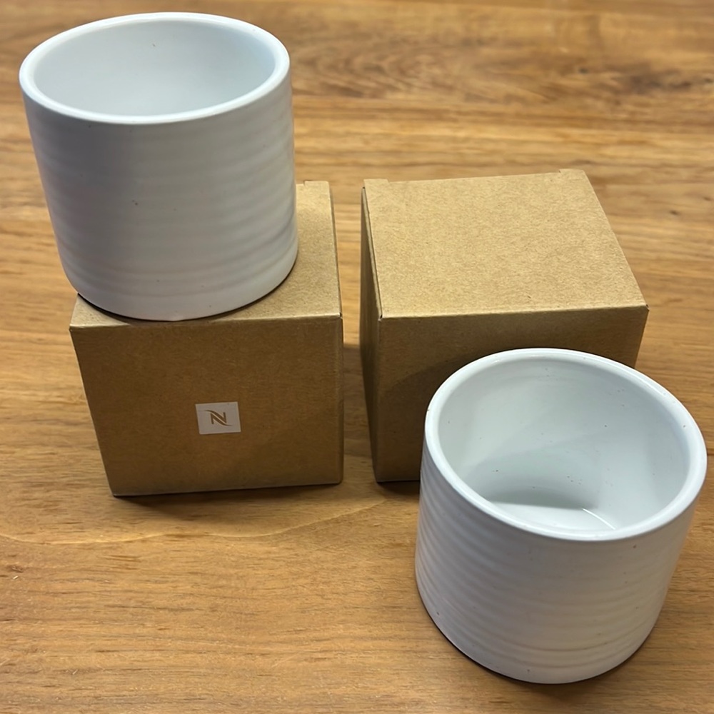 Nespresso Set of 2 Candle Holders